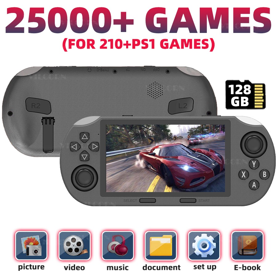 Console De Videogame SF3000 | Jogador De Jogos playstation/PS1/Super Nintendo Estação De 128 Gb Portatil Presente origin