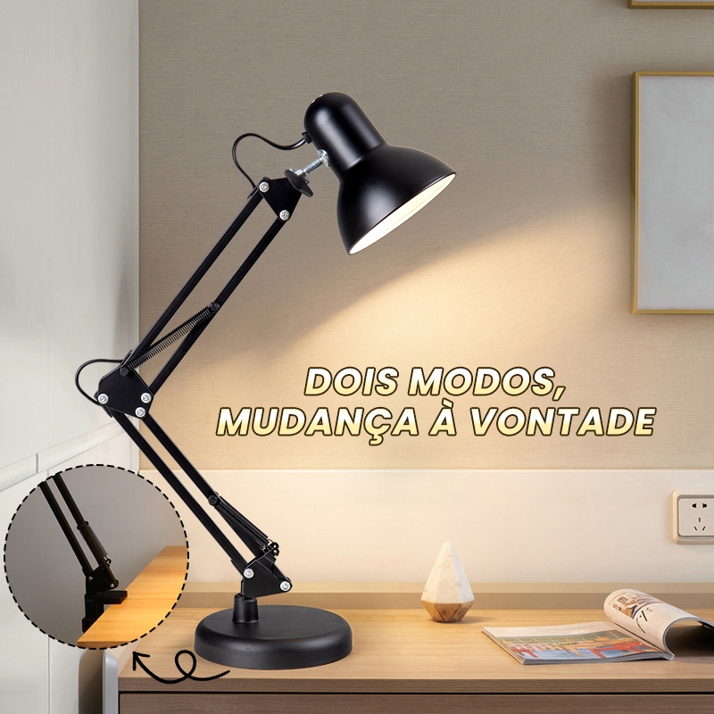 Luminária De Mesa Articulado Abajur Luminária Dobrável Luminária Para Salão De Beleza Escritório