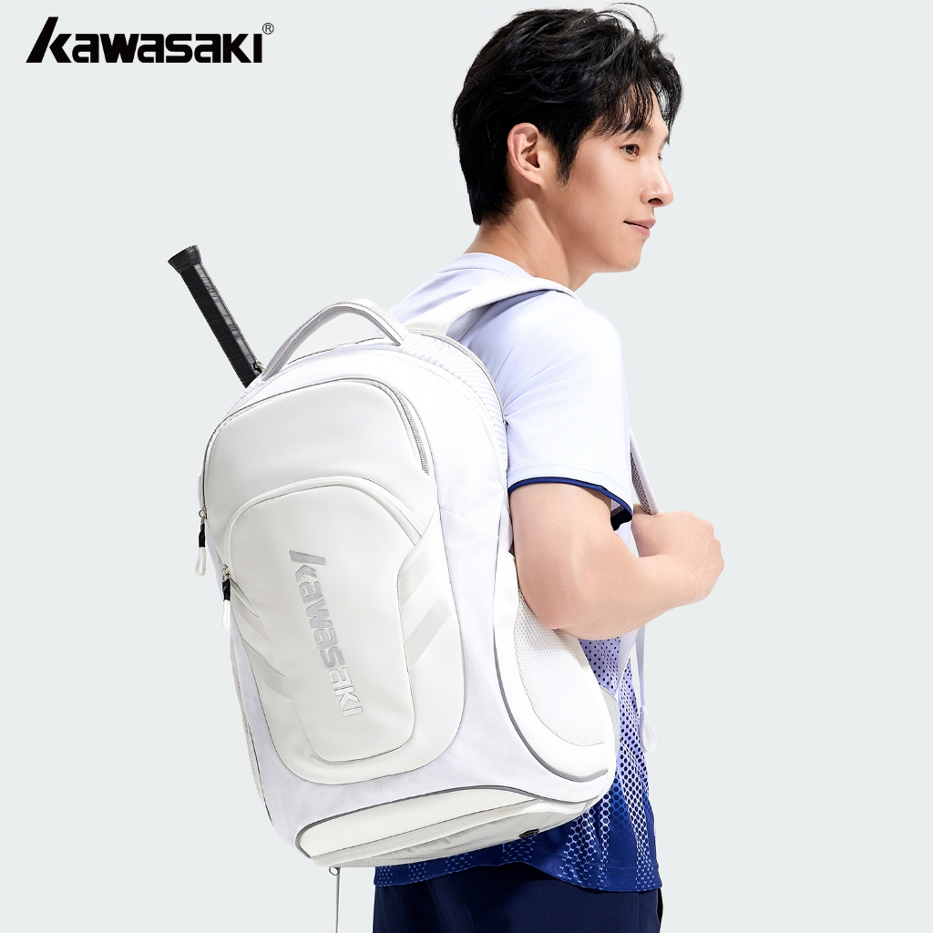 Mochila De Badminton Kawasaki Master Series Com 3 Pacotes De Grande Capacidade À Prova D'água Para Treinamento Esportivo
