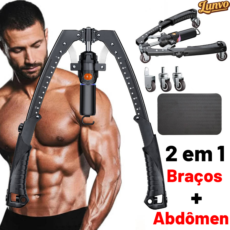 10 a 200kg Ajustável Barra Flexível Twist Power Treinamento Força Braço Torax