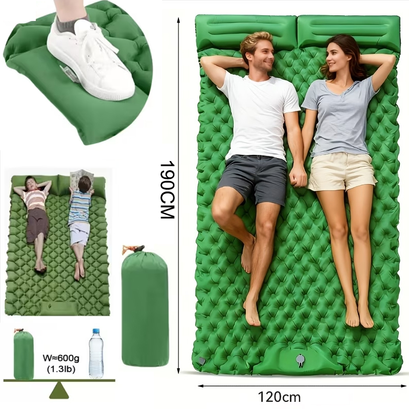 colchão inflável casal automático para acampar 190cm*120cm em Oferta na Shopee