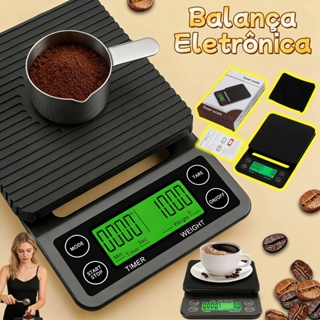 Balança Digital Café Espresso 3Kg/0.1g de Cozinha Doméstica para Pesagem de Alimentos Eletrônica de Alta Precisão em Oferta na Shopee