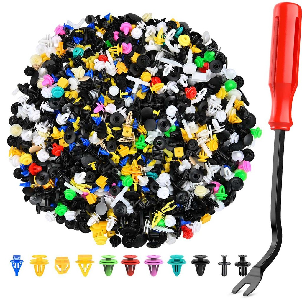 Kit 1000 Presilhas Automotivas Universais–Forro de Porta, Parabarro, Capô – Compatível com Diversos Modelos de Carros em Oferta na Shopee