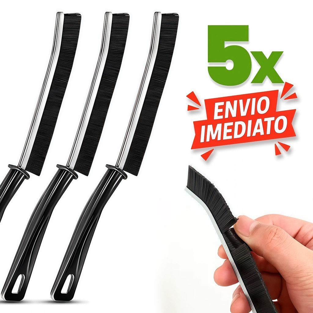 KIT 5 Escova de Limpeza Pequena Escova Multifuncional Banheiro e Limpeza de Canto de Janela Escova KIT 1/2/3/5 em Oferta na Shopee