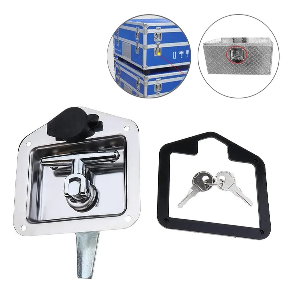 Fechadura Cesto Aereo Malao Inox Caixa Caminhao Cozinha