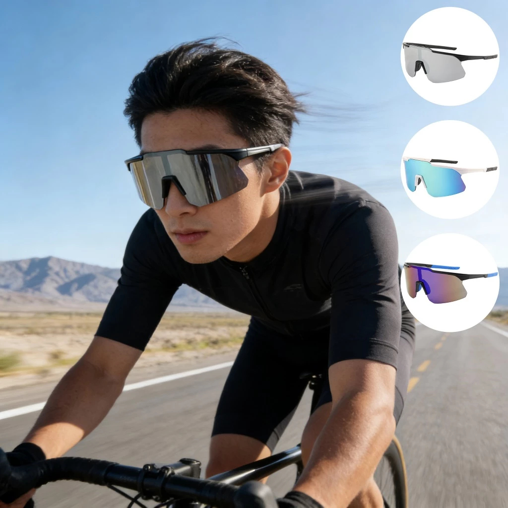 Óculos de ciclismo, esportes de ciclismo, tênis de praia, corrida, óculos de sol UV400, óculos de sol femininos, óculos 