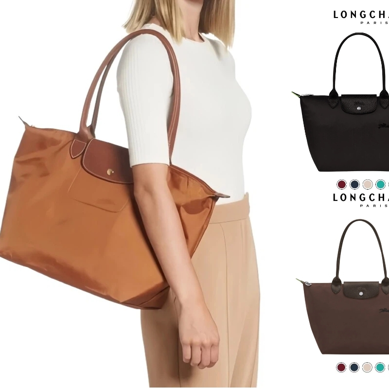 Bolsas E Embalagens De Ombro longchampLe Sacolas De Compras Leves Impermeáveis Dobráveis Grande Capacidade De Est em Oferta na Shopee