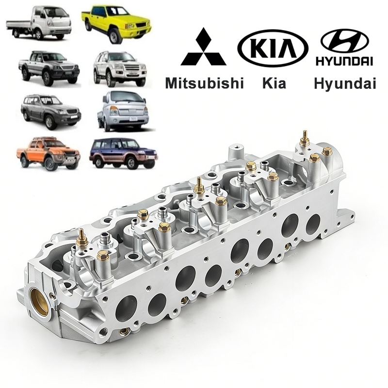 Cabeçote Novo Hr L200 K2500 Gl Gls 2.5 Diesel Para Mitsubishi / Kia / Hyundai