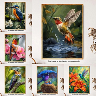 DROFE-kit Pintura Numerada-Beija-Flor-Terapêutico-Decoração De Quarto-Algarismos pintar em Oferta na Shopee