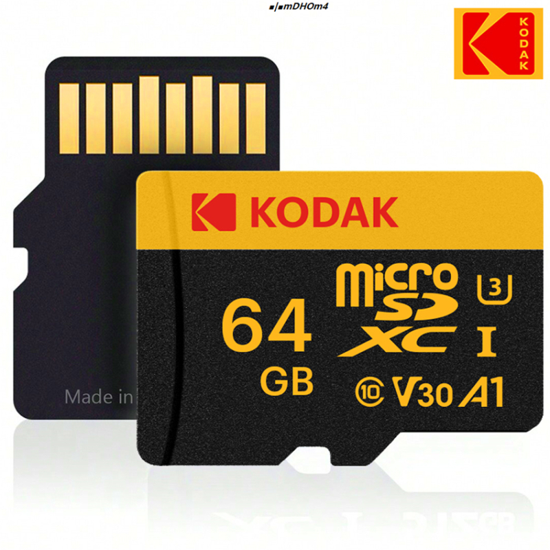 ▒ KODAK Cartão De Memória Móvel 256GB Gravador Armazenamento Alta Velocidade 128GB Monitoramento SD 64GB 32GB TF Jogos M