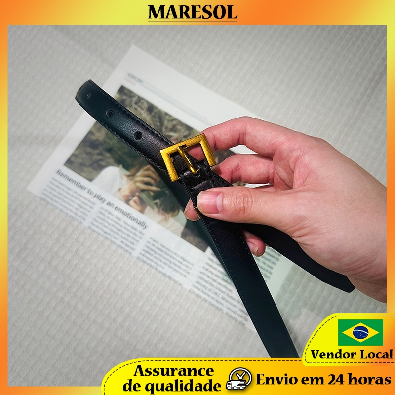 MARESOL Cinto feminino Fashion estilo fino de verão em Oferta na Shopee