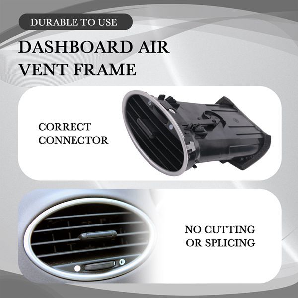 Bocal De Ventilação De Ar Do Painel Carro Para Ford Focus MK2 2005-2013 Saída Condicionado Decoração Tampas Prata