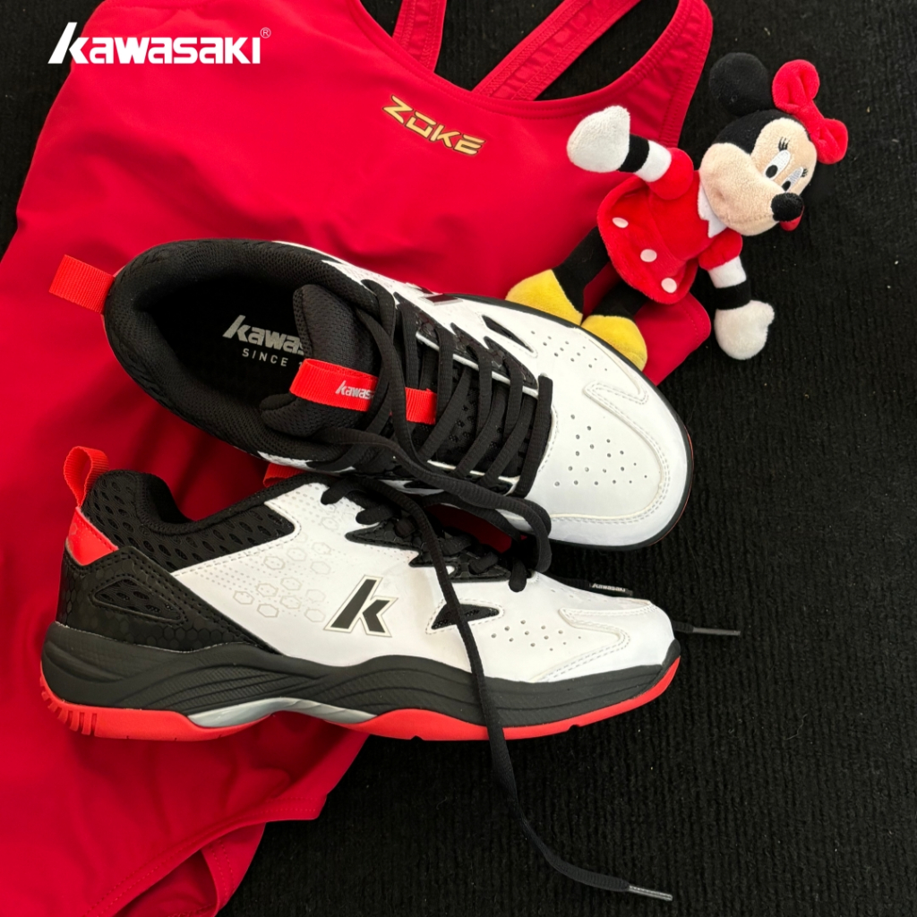 Kawasaki Pickleball Sapatos Tênis Badminton A3307 & C32023 Casuais Esportivos Masculinos E Femininos Respirável Resisten em Oferta na Shopee
