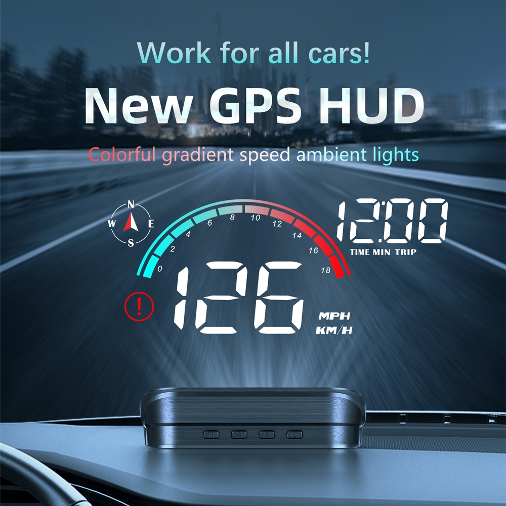O Recentemente Atualizado HUD head-up display M22 GPS Adequado Para Todos Os Modelos De Veículos Excelente Presente