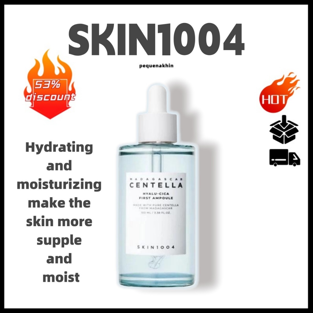 5.5 [SKIN1004] Hyalu-Cica Primeira Ampola 100ml | Soro Calmante E Hidratante Com Centella Ácido Hialurônico