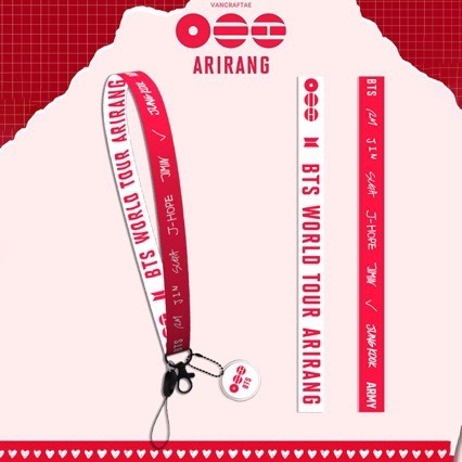 Cordão Com Alça Para Telefone K-Pop BTS Bangtan Boys — imagem 2 de 2