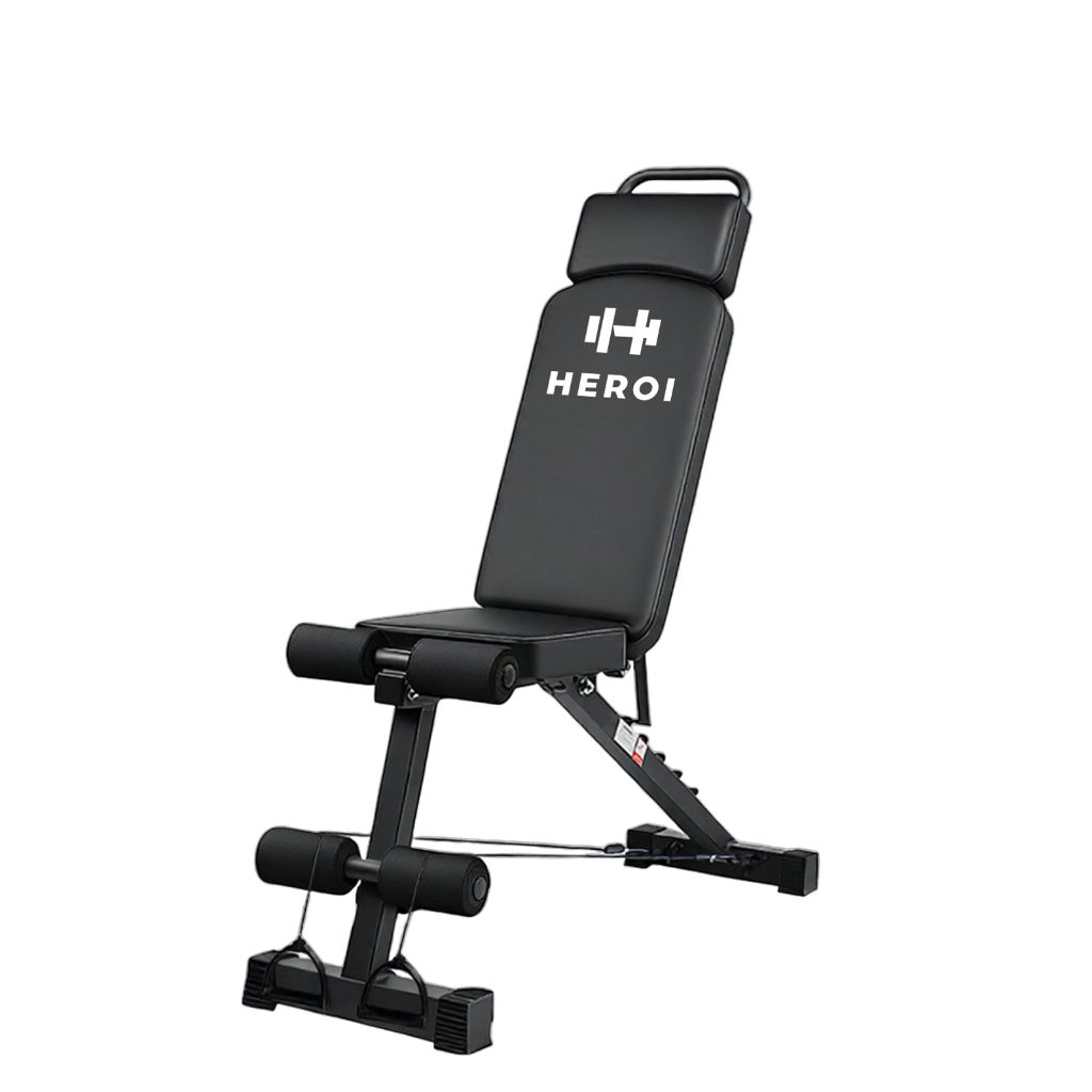HEROI Cadeira de Fitness Doméstica Ajustável, Suporte de Carga 150kg