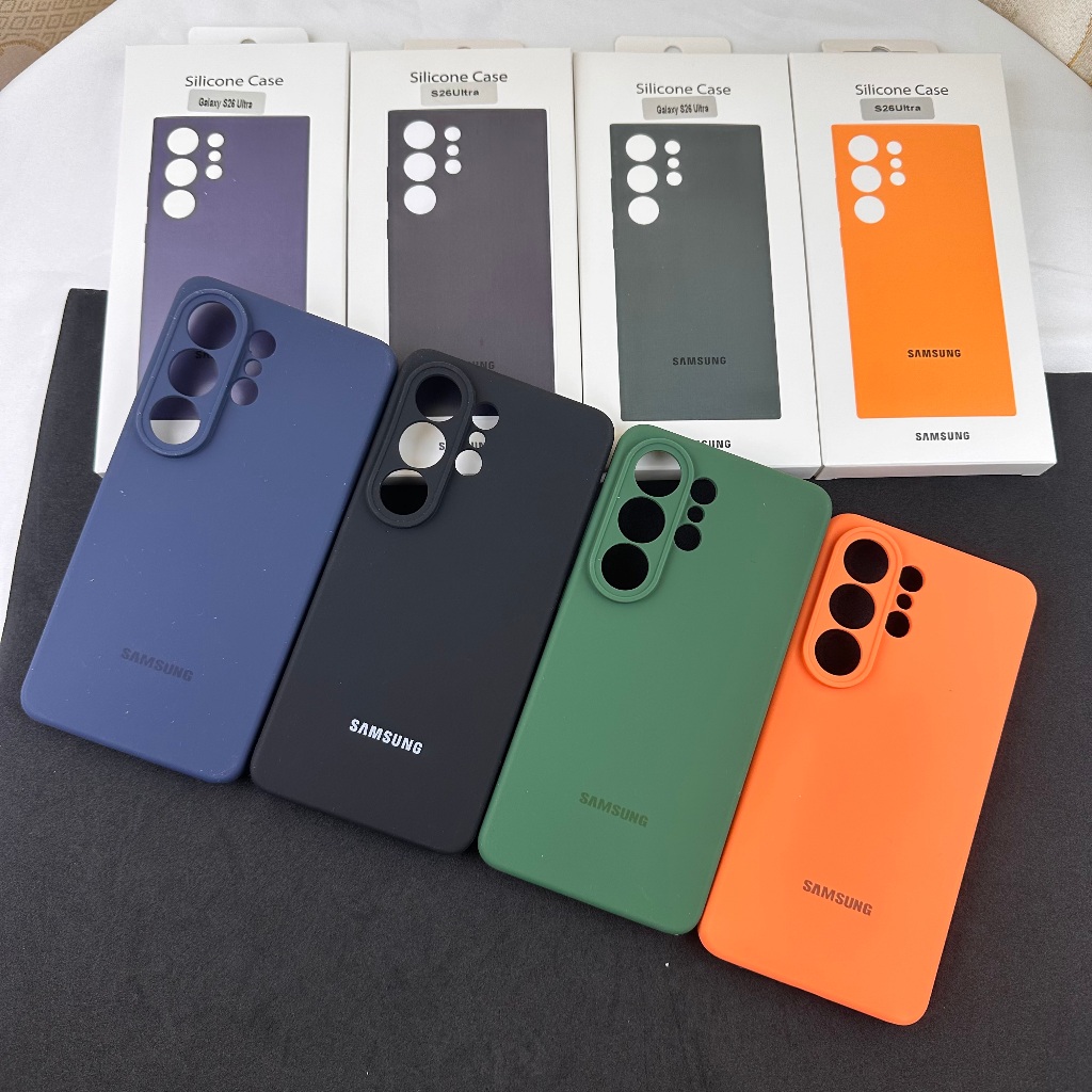 Para Samsung Galaxy S26 Ultra Plus 5G Caso Cor Sólida Silicone Líquido Macio À Prova De Choque Capa Traseira S26Ultra S2 em Oferta na Shopee