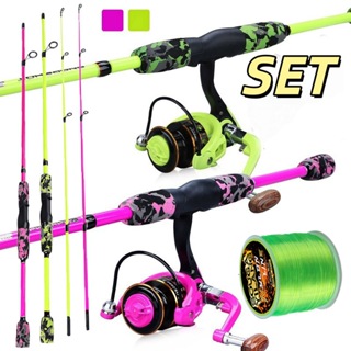 Sougayilang Conjunto De Pesca 1.8m Varas E Carretel 12BB 5.0 : 1 Relação De Velocidade Equipamentos Ao Ar Livre em Oferta na Shopee