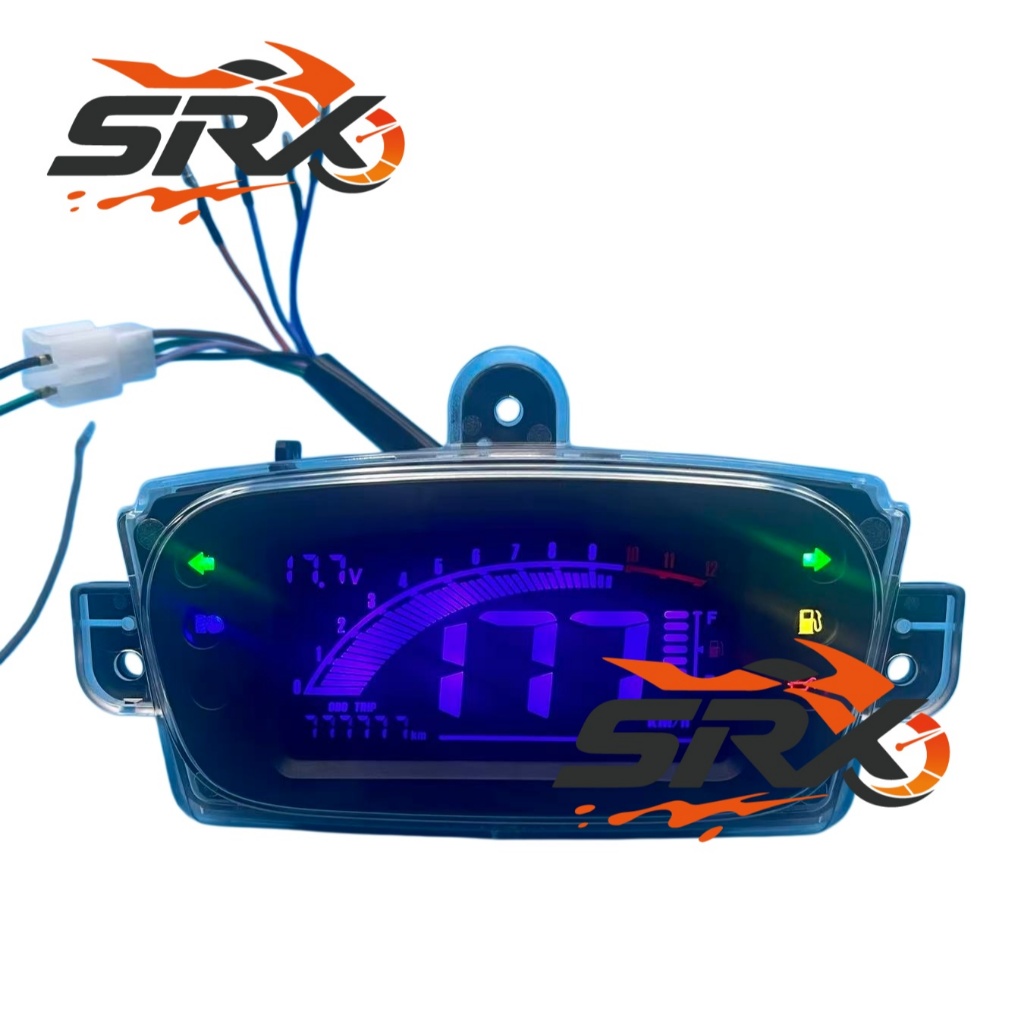 Para Yamaha 4JP 4LV APRIO JOG ZR SA11J Motocicleta Velocímetro Tacômetro LED Medidor digital Montagem