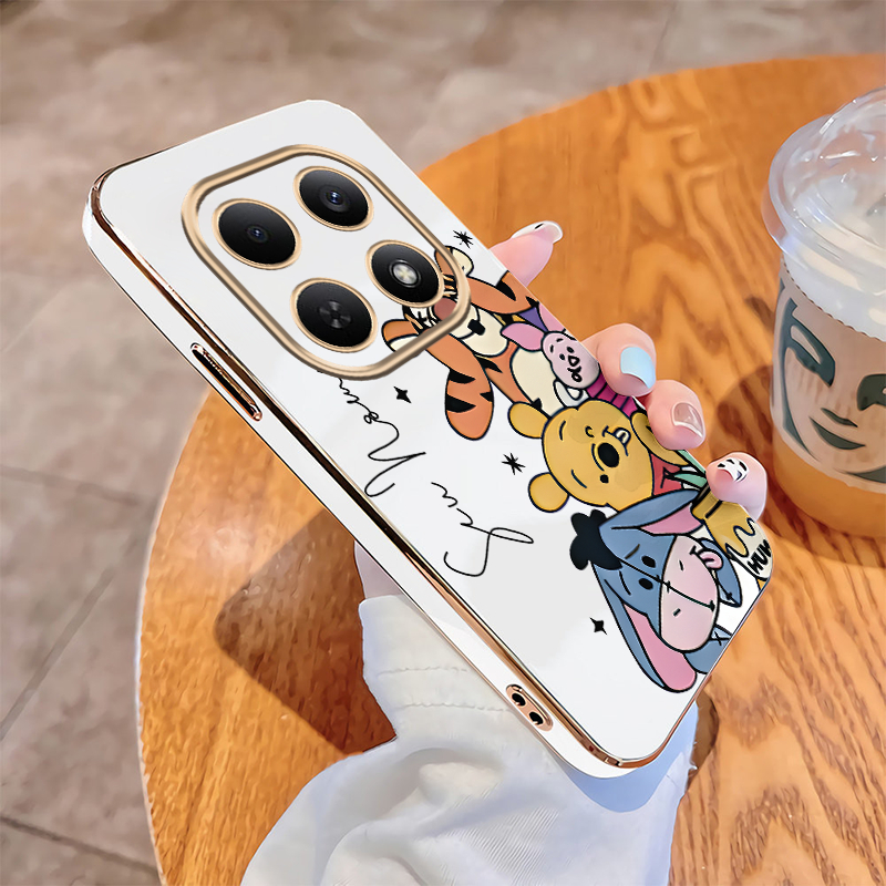 Redmi Note 15 Pro + Note15 5G Capa Winnie the Pooh Com Nome Personalizado Revest