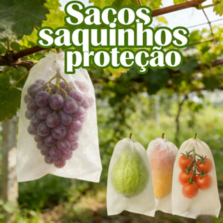 Sacos saquinhos proteção 100PCS para frutas legumes pé protegidas contra doenças pragas sol geada em Oferta na Shopee