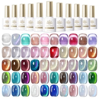 BORN PRETTY 10ml Espumante Glitter Gato Gel Magnético Esmalte Semi Permanente Soak Off UV…