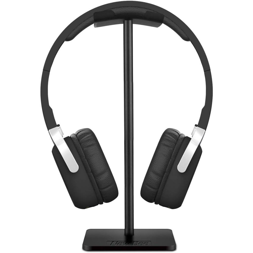 Suporte de fone de ouvido cabide de liga de alumínio haste flexível encosto de cabeça Base de plástico tamanho Universal