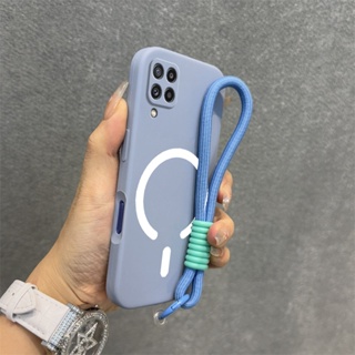 Capa Para Samsung M32 M53 M55 silicone De Alta Qualidade TPU anti Queda De Telefone Estética Anel De Sucção Magnética No em Oferta na Shopee