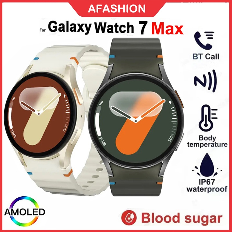 Smartwatch Galaxy Watch 7 Max 40mm Carregamento Sem Fio Bluetooth Chamada Redonda Smart Tela AMOLED , De Alta Definição