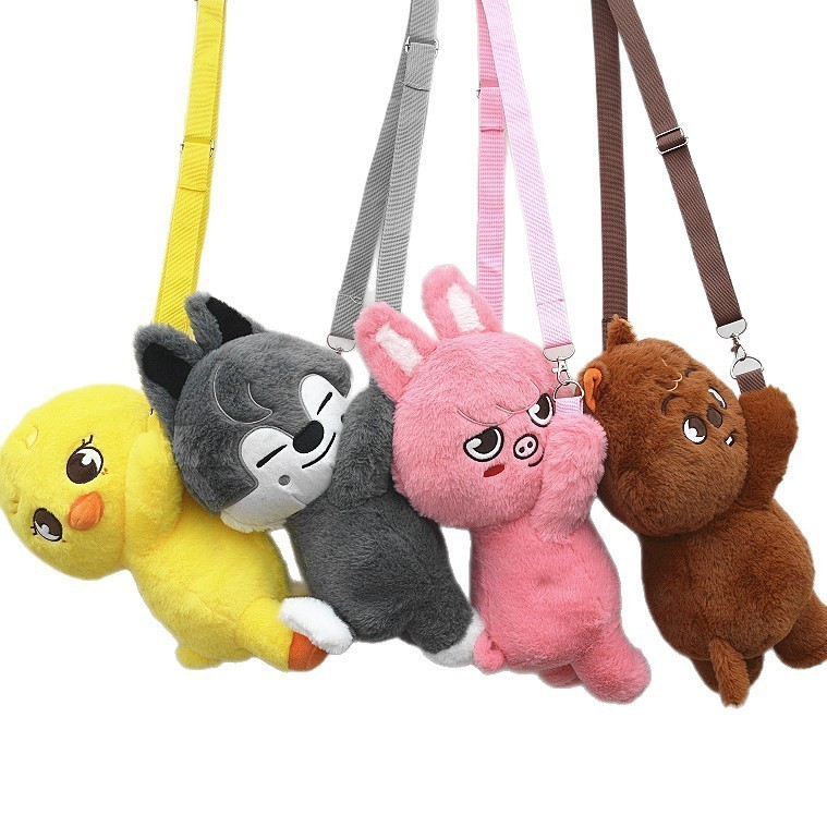 SKZOO Stray Kids Bolsa Crossbody K-pop Idol SKZ Fãs Presente De Aniversário Jiniret Wolfchan Leebit Felix BangChan