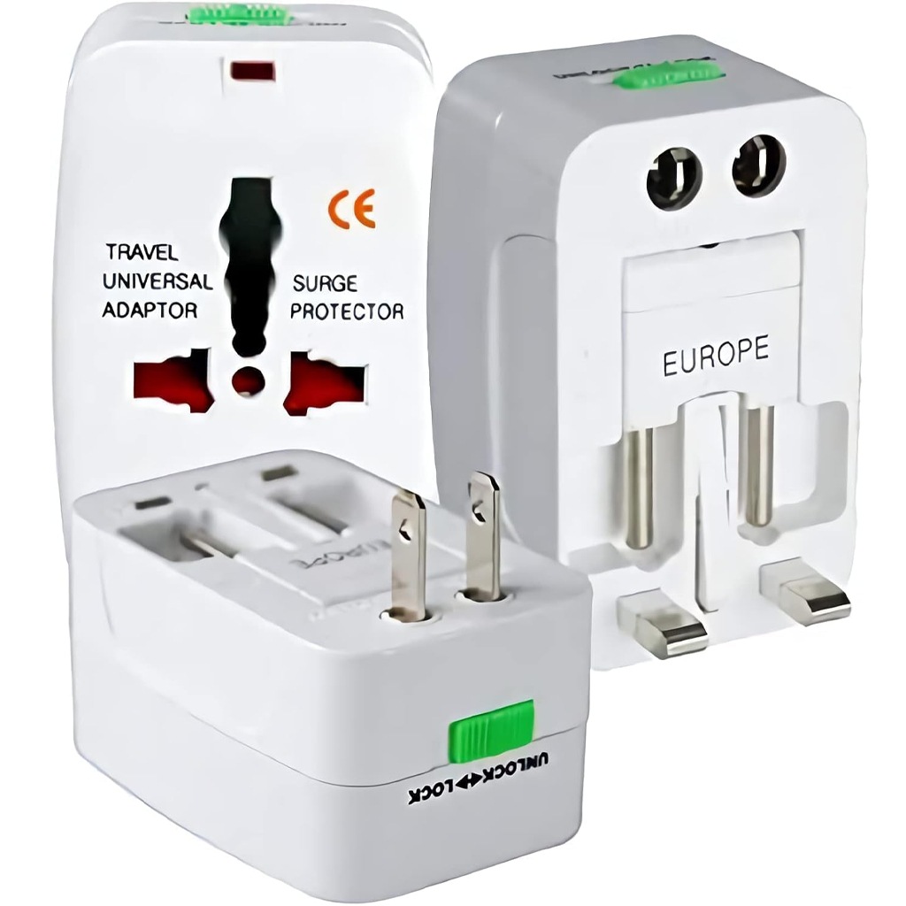 Adaptador De Viagem Universal Tomada Tudo Em Um 150 Países Europa Eua Argentina [BIVOLT]