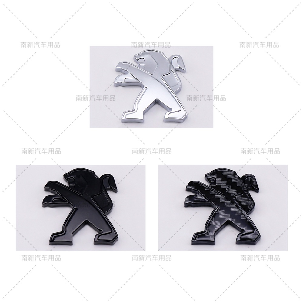 Adesivo Emblema Central Do Volante Carro ABS Para Peugeot 3008 308 107 108 206 207 301 307 406 407 106 208 306 408 508 2