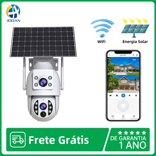 JOOAN Câmera Solar Lente Dupla WiFi IP66 À Prova D ' Água Ao Ar Livre Visão Noturna de segurança em Oferta na Shopee