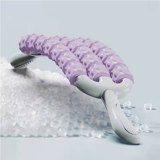 Rolos de massagem muscular flexíveis, adequados para pernas, costas e cintura