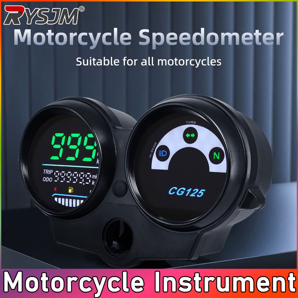 Para Honda Fan125 CG125 2000 A 2008 TITAN 125 ES KS KSE 2005-2013 Digital Painel LED Velocímetro De Motocicleta