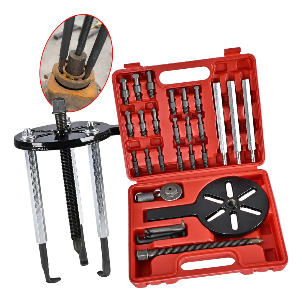 Extrator Rolamento Alternador Saca Polia 3 Garras 21 Em 1