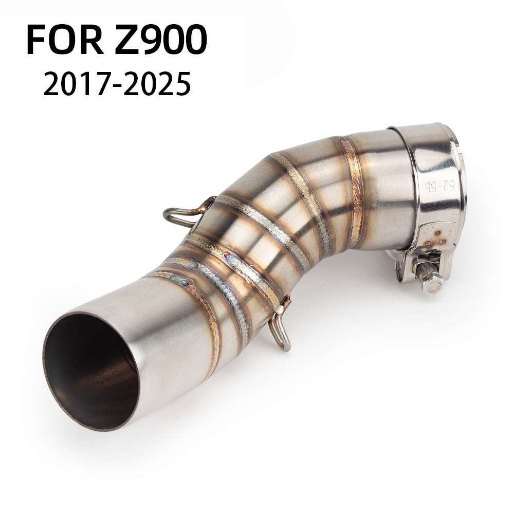 Deslize para Kawasaki Z900 Z 900 17-19 Cotovelo Moto Corrida Escapamento Linha Original Localização médio link tubo