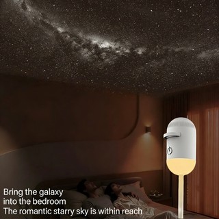 TechVibe Starry Sky Mini Galaxy Light Projetor Para Sala De Estar Quarto Decoração De Casamento Luz Noturna Dormir Alime
