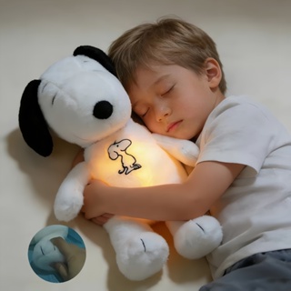 30cm Snoopy  De Pelúcia Que Respira Com Luzes Musicais Presente de Aniversário Crianças em Oferta na Shopee