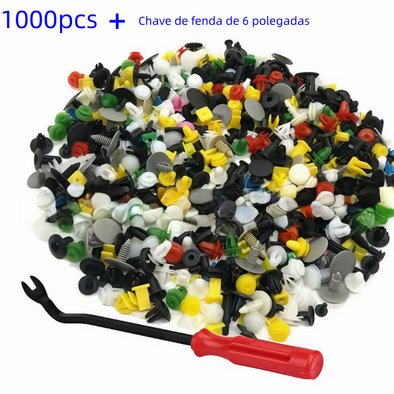 1000/100 Pcs auto fastener Clipe Mista Corpo Do Carro push Pino Retentor rivet stops Guarnição Da Porta Painel kit