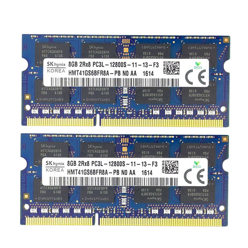 Kit De 16 Gb (2x8) PC3L-12800S DDR3L 1600 Mhz Para IBM Lenovo ThinkPad T530 Memória RAM Laptop