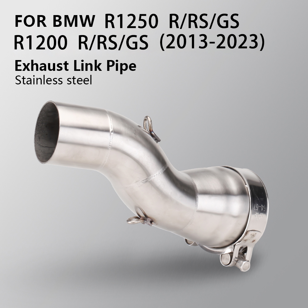 Para BMW R1200GS R1200R R1200RS R1250R R1250RS R1250GS ADV 2013-2023 Modificação De Escape Da Motocicleta Tubo Médio