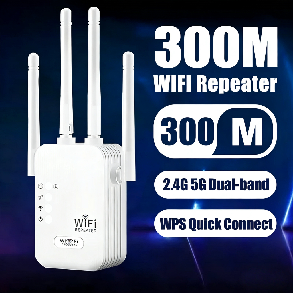 Repetidor WiFi 300 Mbps 110V/220V Ultra Rápido Sinal Forte rede sem fio Amplificador De Sinal G8 em Oferta na Shopee