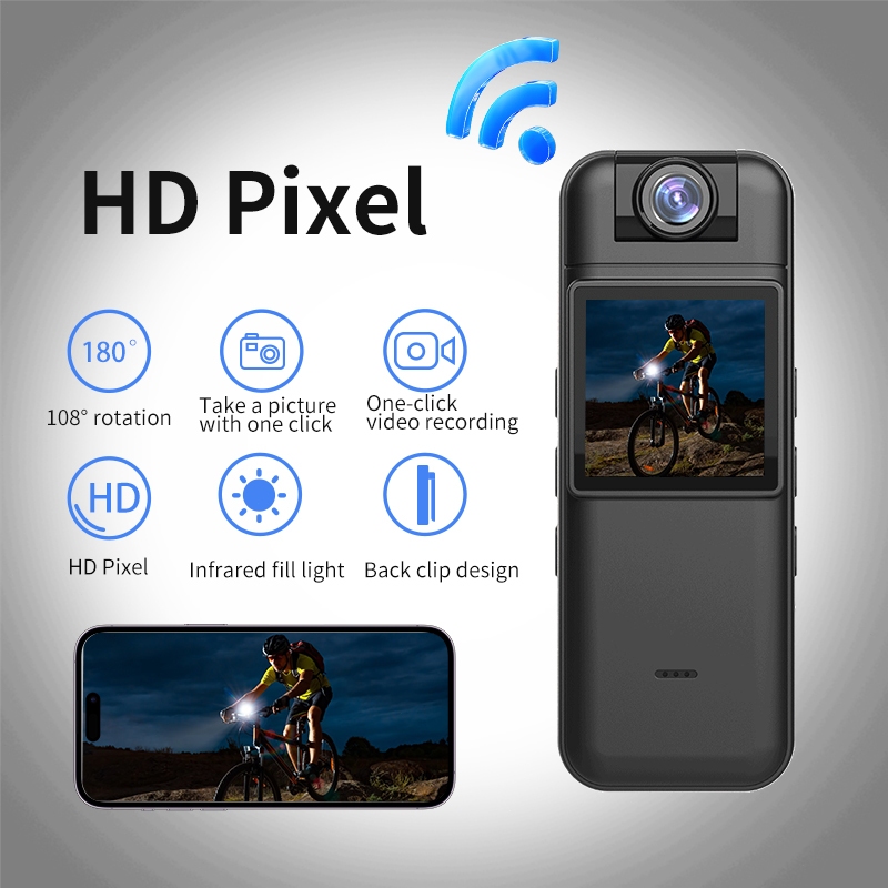 Câmeras Corporais Sem Computador Com Gravação De Áudio E Vídeo , Bodycam Pequeno Pessoal 1080P Foto , Câmera Corporal Ve