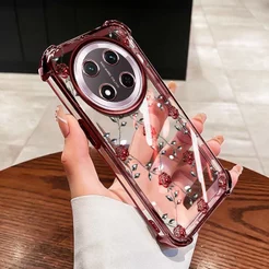 Callfire Capinha De Transparente TPU Para Honor X9D X9C X6B Plus Magic 7 Lite Silicone Ànti-Choque Capa