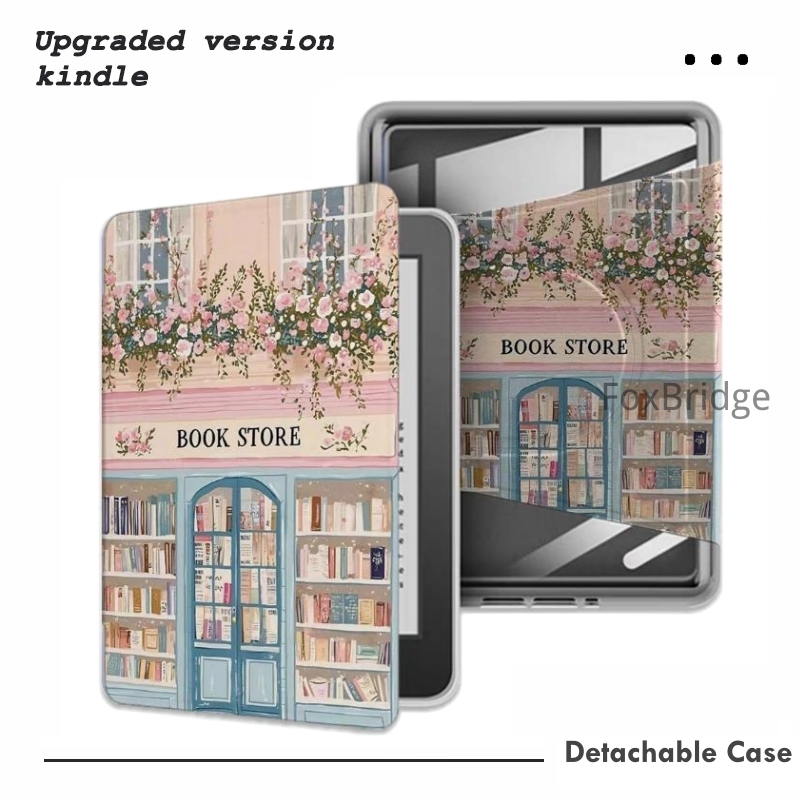 Livraria Magnética Destacável Kindle Case 2024 Paperwhite 12a Geração (7 Pol .)/2021 5 (11a)/4 (10a) Capa Inteligente 20