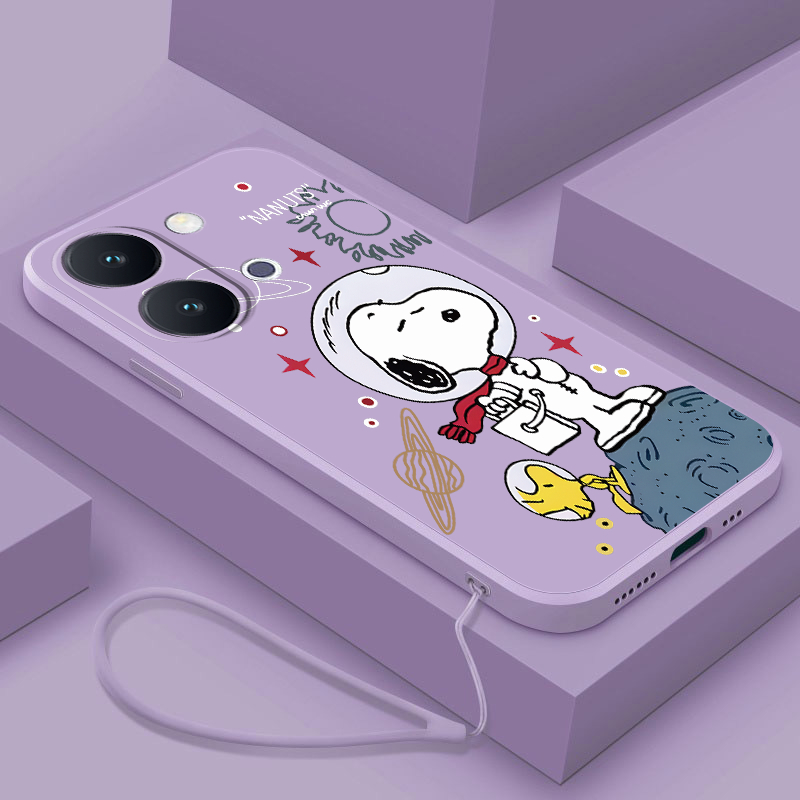 Xiaomi POCO X8 Pro Max X8pro 5G Cute Snoopy Case Capa Mole Anti Queda Líquida À Prova De Choque