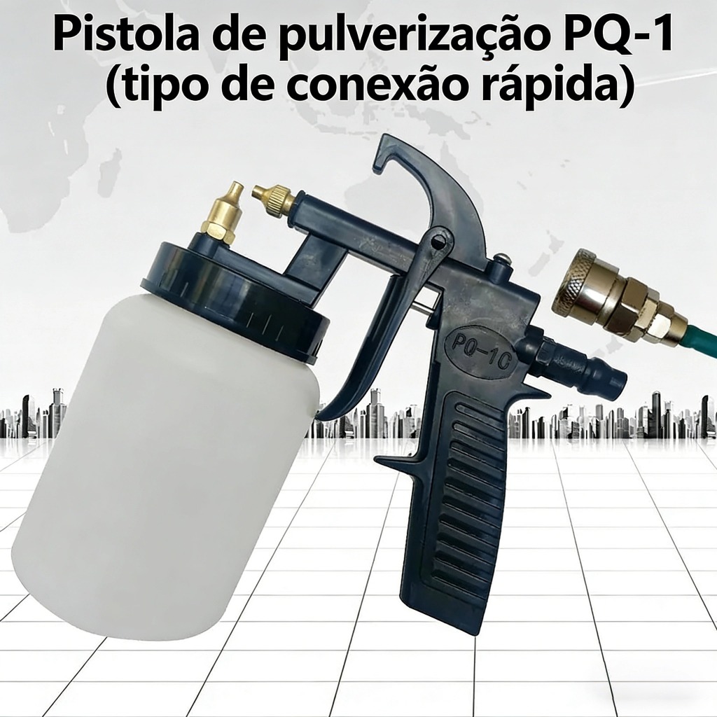 Pistola Para Pintura Ar Direto 500ml Compressor Pneumática Profissional Bico Precisão Pulverizador Tinta em Oferta na Shopee