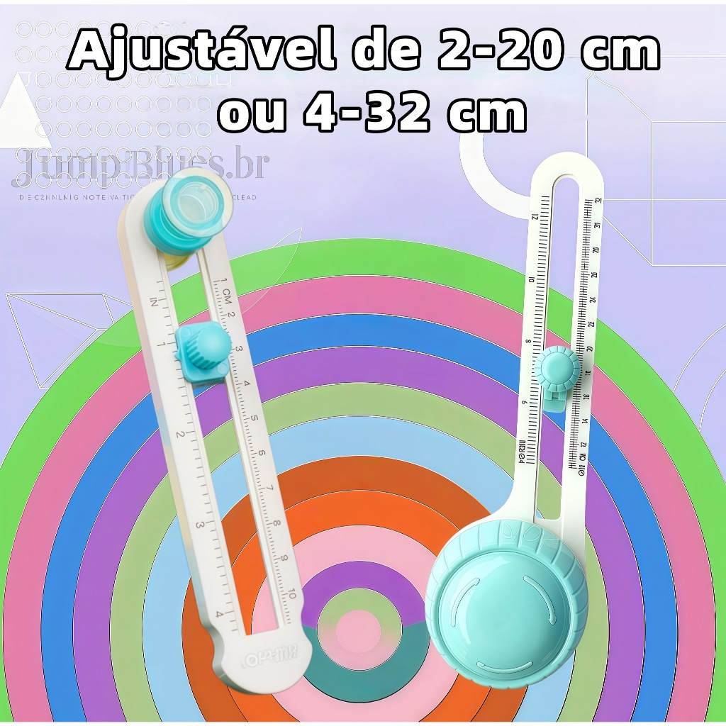 Cortador Circulo Guilhotina Refiladora Circular 2 a 20/10 a 32 cm 360º